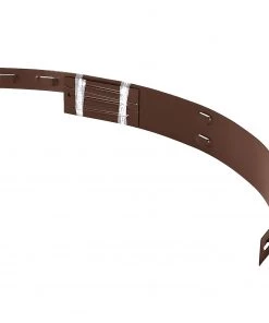 COL-MET 3-ft Brown Powder Coat Steel Landscape Edging Section