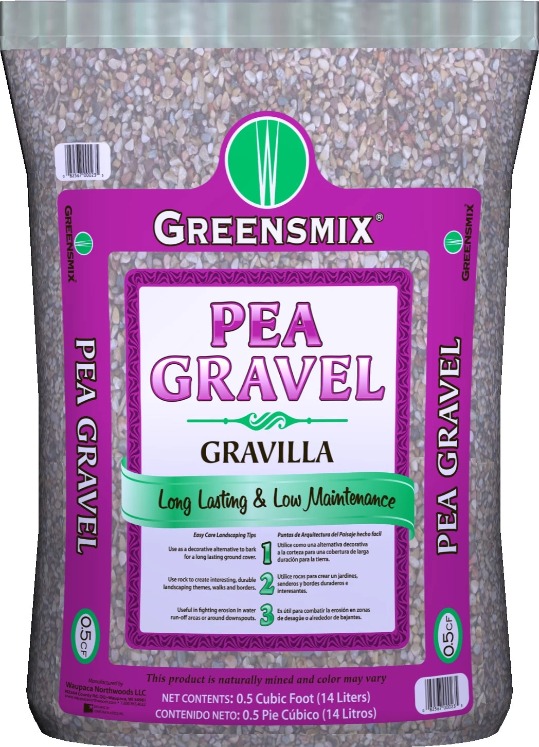 Greensmix Landscaping Rock 0.5-cu ft Brown Pea Gravel 1 Greensmix Landscaping Rock 0.5-cu ft Brown Pea Gravel