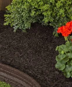 Rubberific Rubberific premium shredded rubber mulch 0.8-cu ft Dark Brown Rubber Mulch -Landscaping Sales Store 03340158 scaled