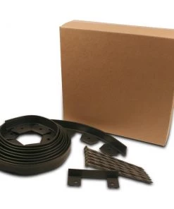 EasyFlex 20-ft Black Plastic Landscape Edging Roll