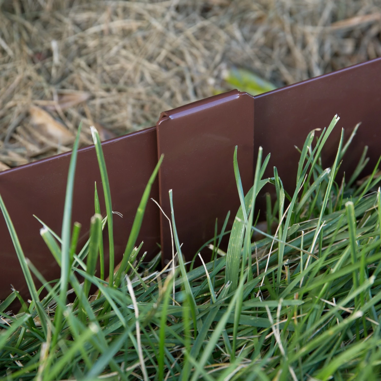 COL-MET 12-in Brown Steel Splicing Edging Stake 2 COL-MET 12-in Brown Steel Splicing Edging Stake - Image 2