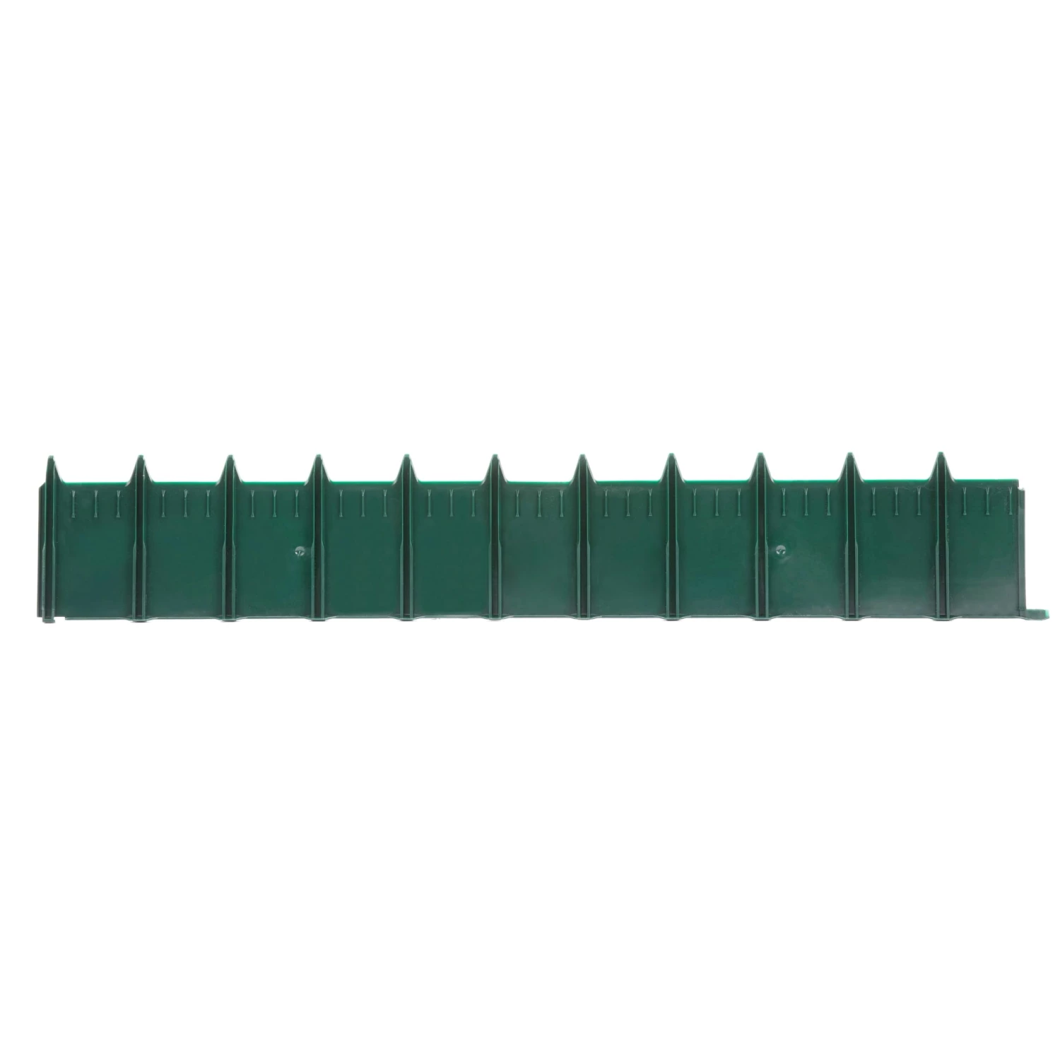 Greenscapes 3-ft Green Plastic Landscape Edging Section 1 Greenscapes 3-ft Green Plastic Landscape Edging Section
