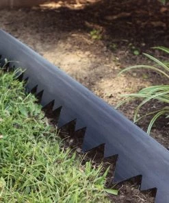 EasyFlex Pound-In Landshark 20-ft Black Plastic Landscape Edging Roll -Landscaping Sales Store 09549121