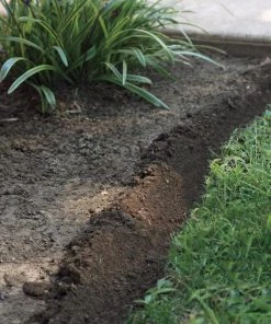 EasyFlex Pound-In Landshark 20-ft Black Plastic Landscape Edging Roll -Landscaping Sales Store 09549122