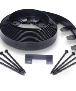 EasyFlex 40-ft Black Plastic Landscape Edging Roll