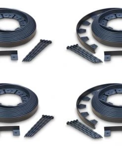 EasyFlex 120-ft Black Plastic Landscape Edging Roll