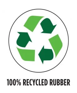 Rubberific 4-ft Gray Rubber Landscape Edging Section -Landscaping Sales Store 11899263