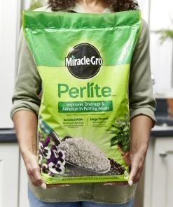Miracle-Gro Soil & Soil Amendments Perlite Improves Soil Structure -Landscaping Sales Store 12190888