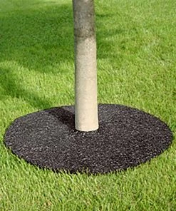 Rubberific Mulch Brown Recycled Rubber Rubber 36-in Tree Ring -Landscaping Sales Store 15932688 scaled