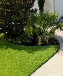 COL-MET 4-ft Green Powder Coat Steel Landscape Edging Section -Landscaping Sales Store 16406820