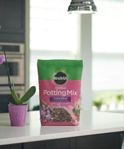 Miracle-Gro Soil & Soil Amendments Orchid 8-Quart Potting Soil Mix -Landscaping Sales Store 16804208