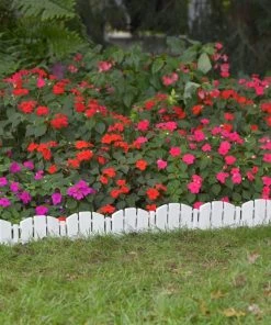 EasyFlex 8-Pack 10-ft White Plastic Landscape Edging Bundle 7 EasyFlex 8-Pack 10-ft White Plastic Landscape Edging Bundle -Landscaping Sales Store 40457083