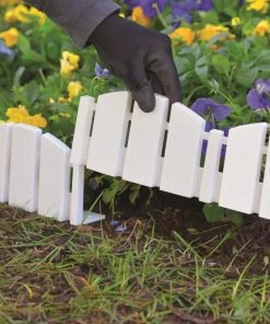 EasyFlex 8-Pack 10-ft White Plastic Landscape Edging Bundle 8 EasyFlex 8-Pack 10-ft White Plastic Landscape Edging Bundle -Landscaping Sales Store 40457091