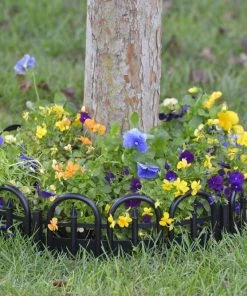 EasyFlex 8-Pack 10-ft Black Plastic Landscape Edging Bundle -Landscaping Sales Store 40457104