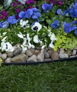 EasyFlex Heavy Duty No-Dig Landscape Edging Kit Black Landscape edging roll -Landscaping Sales Store 40596039