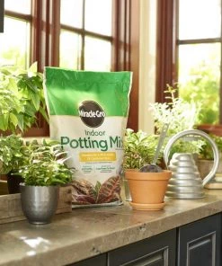 Miracle-Gro Soil & Soil Amendments Indoor 6-Quart Potting Soil Mix -Landscaping Sales Store 41418555