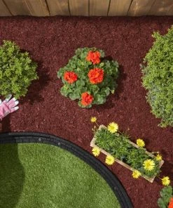 Rubberific 0.8-cu ft Red Rubber Mulch -Landscaping Sales Store 42691919